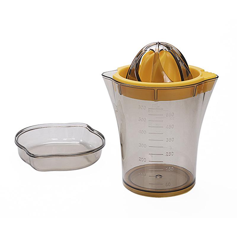 1Pcs Lemon Squeezer Manual Citrus Juicer With Measuring Cup 600Ml And Cover Lemon Squeezer Juicer Lime Squeezer Bar Tools