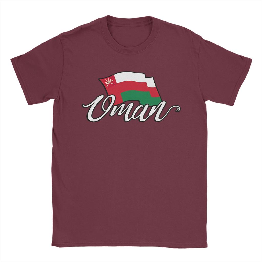 Oman Flag  TShirt Summer  Harajuku TShirts Couple Cotton ONeck Plus Size Top Tees ShortSleeved Y2K Funny Tshirt