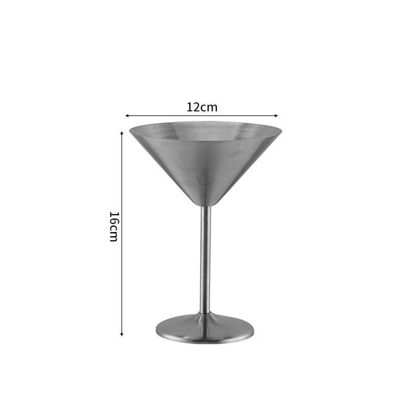 Stainless Steel Champagne Glases Electroplating Agave Cup Liquor Cocktail Goblet Juice Tumbler Party Restaurant Drinkware Cup