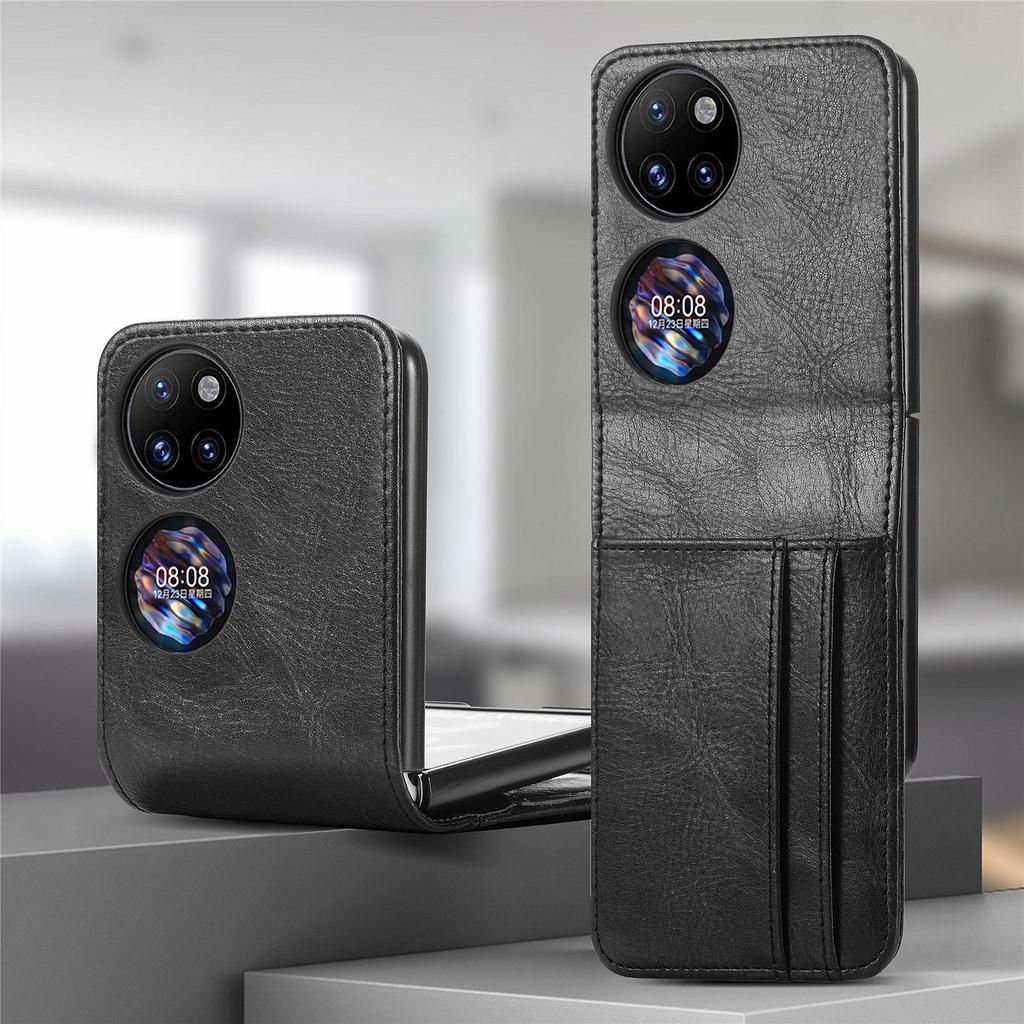 Compatible with Huawei P50Pokcet phone case flip zflip 3/4 card slot coin purse flip Japanese protective case