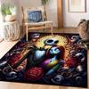 1 Stück The Nightmare Before Christmas Teppich, Schlafzimmer und Spielzimmer Langlebig, Fleckenbeständig und Leicht zu Reinigen, Wohnzimmer