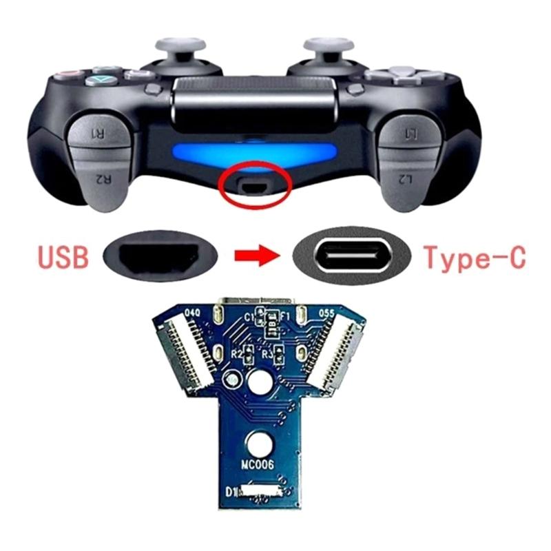 DIY USB C Charging Port Replacement Board for JDS-040 JDS-05 Upgrade Kit With 5 Pin USB Conversion