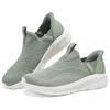 Skechers Bobs B Flex Comfortable Versatile Breathable Lightweight Low-Top Casual Shoes Women sneaker Gray Green 117634-SAGE
