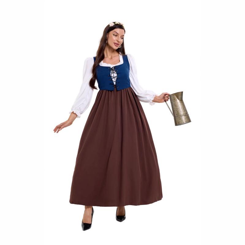 Halloween Costume Medieval Renaissance Court Vintage Victorian Dress Costume