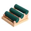 Solid Wood Bracelet Storage Holder Durable Three Tier Jewelry Organizers In Wood For Bracelets And Personal Items