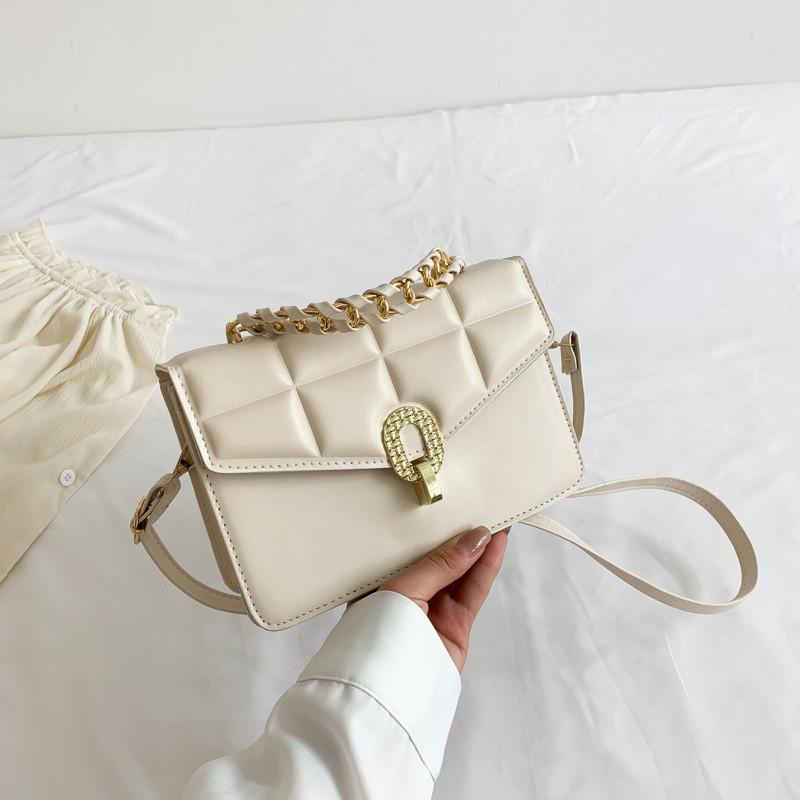 Trendy Pu Leather Mini Shoulder Bag Chic Square Crossbody Handbag For Women In Various Colors