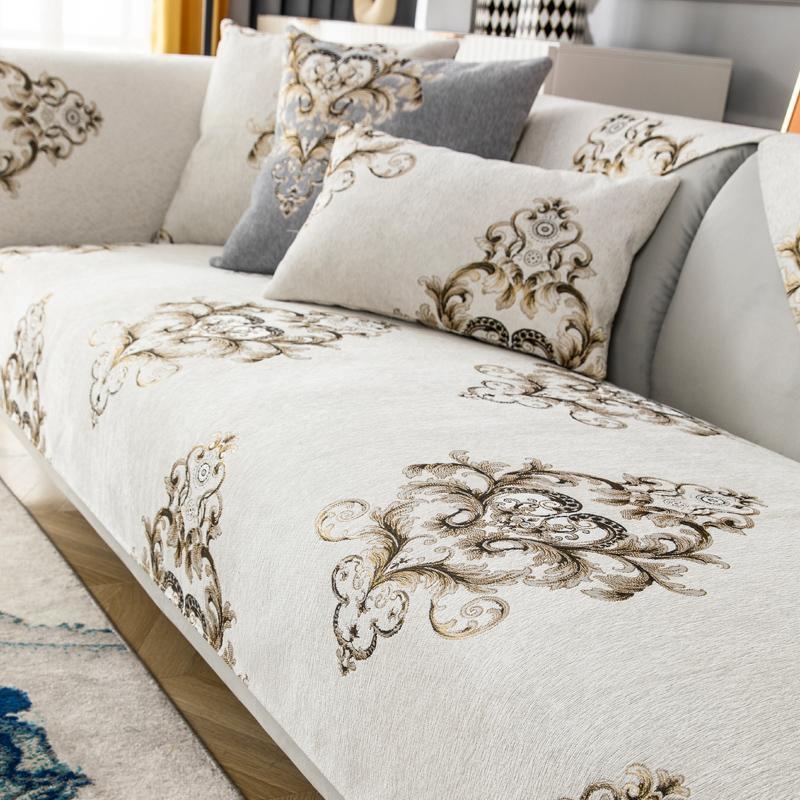 Four Season Universal Anti Slip Sofa Towel Minimalist Modern Dustproof Seat Cushion Sofa Cover Backrest Cover Towel Cloth