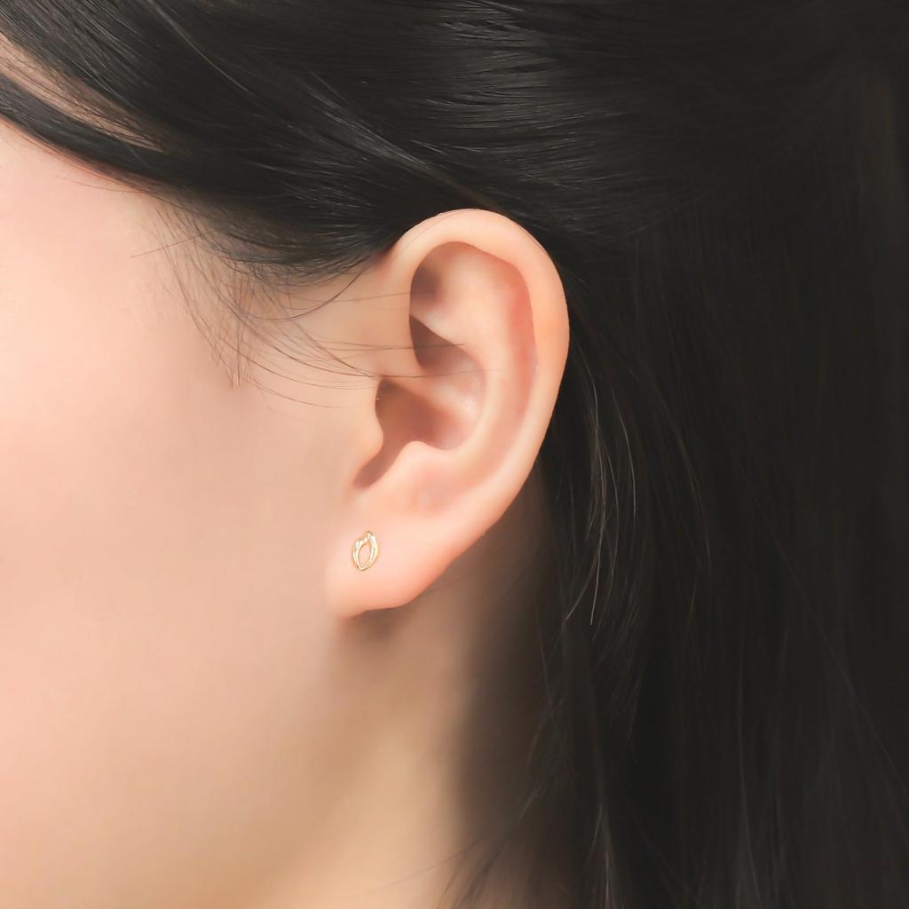 ESTELLE [Official] Women's Earrings, 10K Yellow Gold, 0202-3256-0019-0000