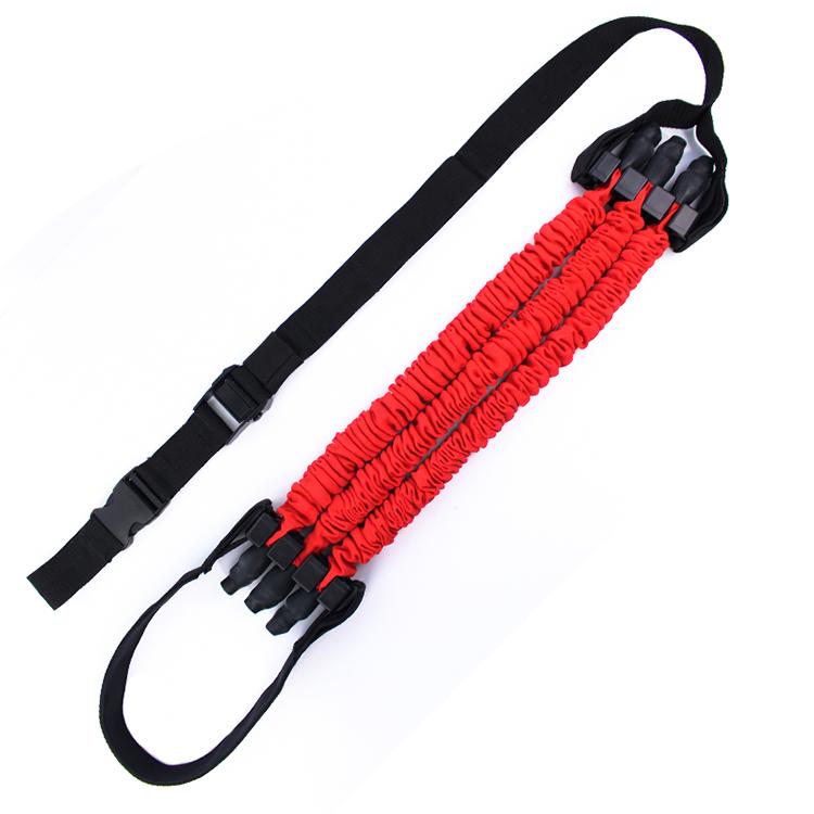 Durable Black Red Gym Home Yoga Use Fitness Power Training Bodybuilding Pull up Assist Bands Latex Muscle Resistance Rope Set