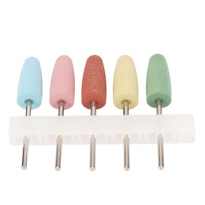 5pcs Nail Drill Bit Professional Portable Silicone Cuticle Remover Bits Nail Art Tool for Nail