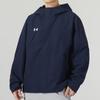 Under Armour Solid Logo Outdoor Training Running Fitness Woven Hooded Jacket Men jackets Blue 23600401-409
