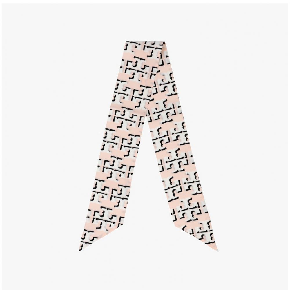 Tory Burch 160519 650 Logo Offsetowa Wstążka Krawat Szalik