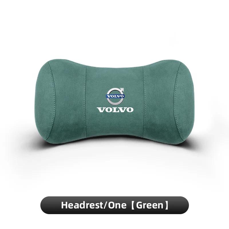 2026 Hot For Volvo Steering Covers Car Neck Pillow Waist Support Auto Seat Headrest For Volvo Xc60 Xc90 V40 V60 S60 XC40 V50 V90