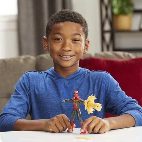 Hasbro Marvel Spider-Man: No Way Home Mystery Web Gear/Spider-Man Iron Spider Integrated Suit Action Figure F1916 Authentic