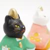 Fukubeya Hina Hina Doll by Toy Modern and perfect for celebrations and Seto-yaki Doll, Cat-Sided (Tachibana) Workshop. adorable, gifts.