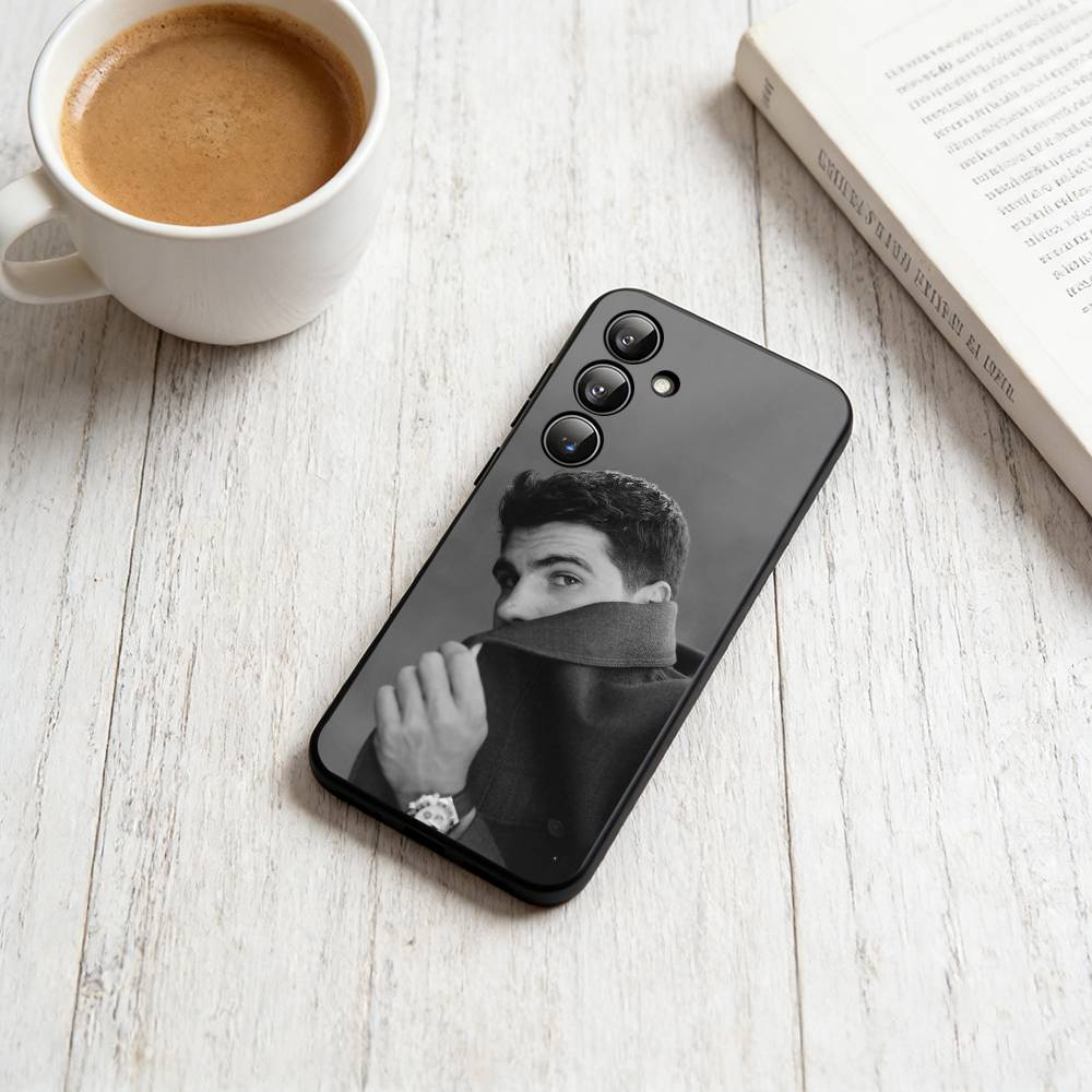 C-Carlos Alcaraz  Phone Case Black Silicone Soft For Samsung Galaxy A73,A72,A71,A70,A53,A52,A51 Samsung a13 5g
