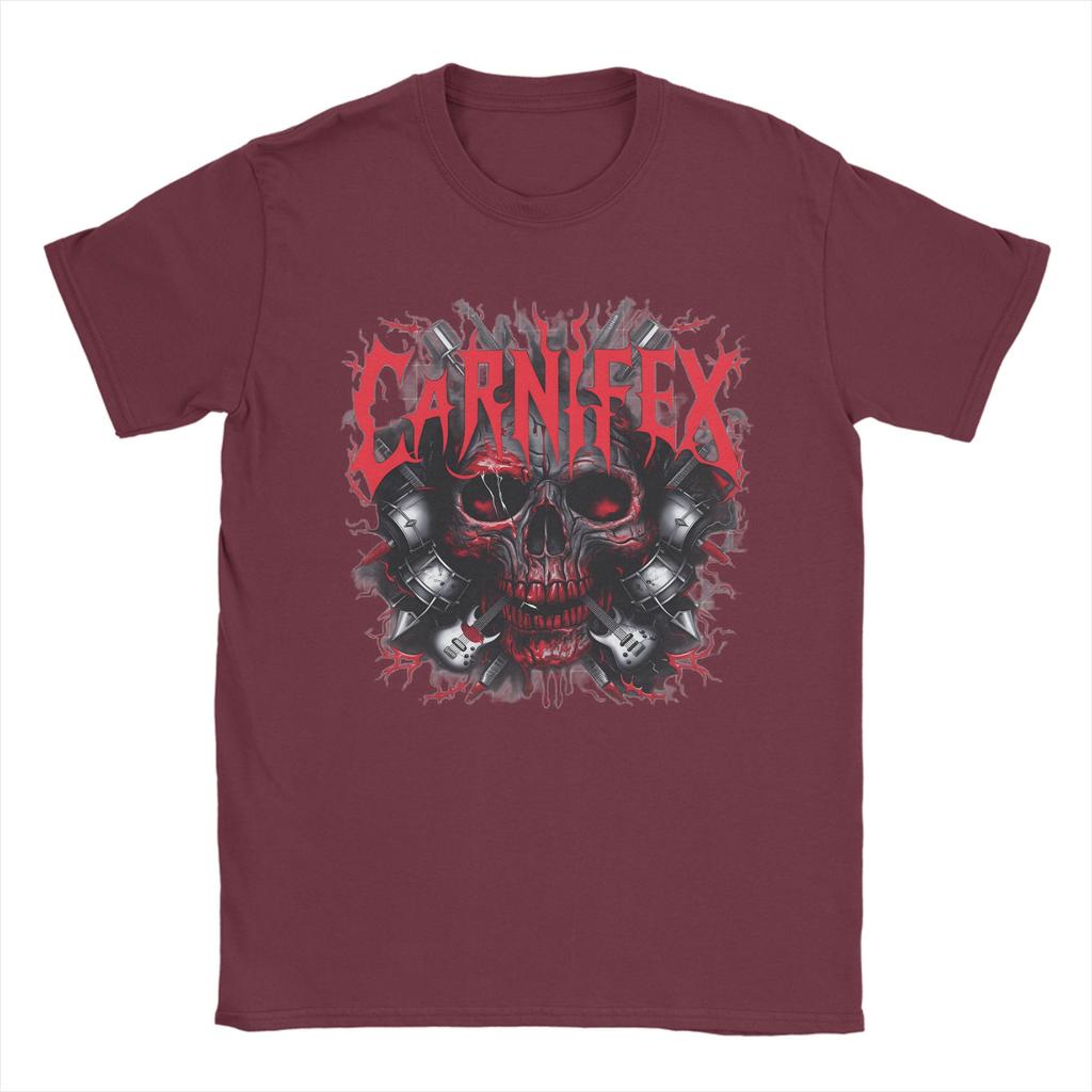 Unisexs Carnifex Band T Shirt  Pure Cotton Clothing Cool Short Sleeve O Neck Tee Shirt New Arrival TShirt