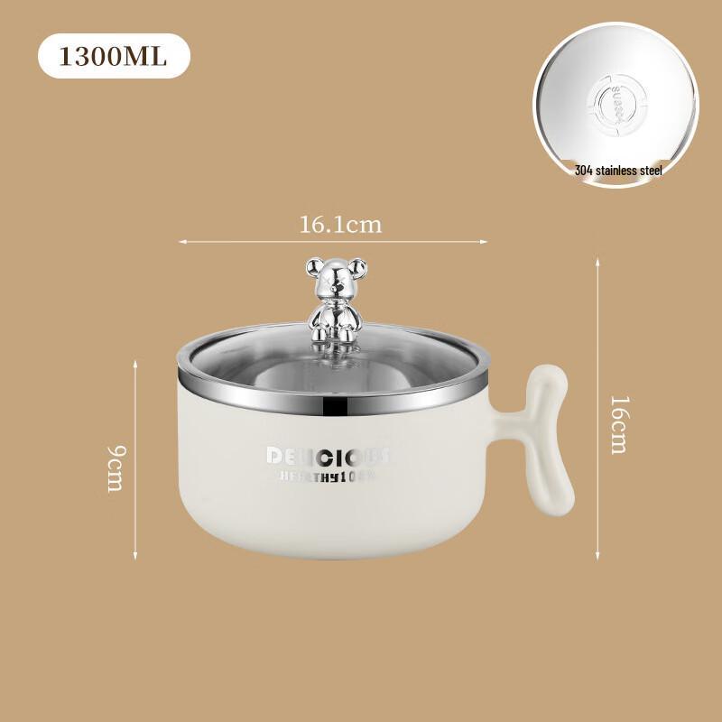 304 Stainless Steel Large Capacity Food Container with Lid
