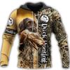 Erkek Kapüşonlular Av Grafikli Kamuflaj 3D Baskılı sweatshirtler giyim Harajuku Moda Kapüşonlu Sonbahar Uzun Kollu Kapüşonlu Erkekler İçin