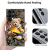 Funny And Cute Bear Capa Phone Case For Samsung S26 Ultra S25 Edge Galaxy S23 S21 S20 S24 FE S22 S10 Plus Cover Clear TPU Shell