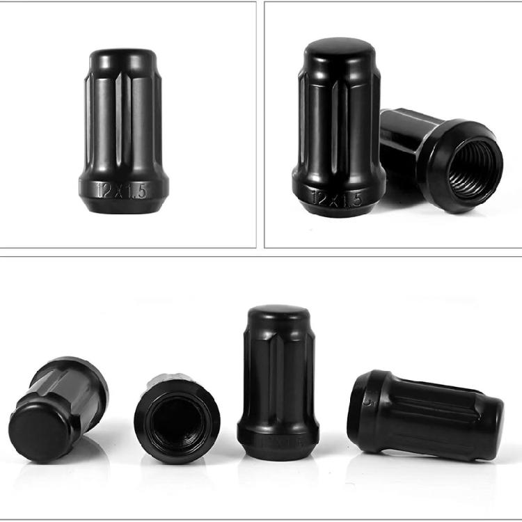 Multiple Vehicle Wheel Lock Nut High Strength Carbon Steel Safety Lug Nut Streamlined Aesthetic Appearance