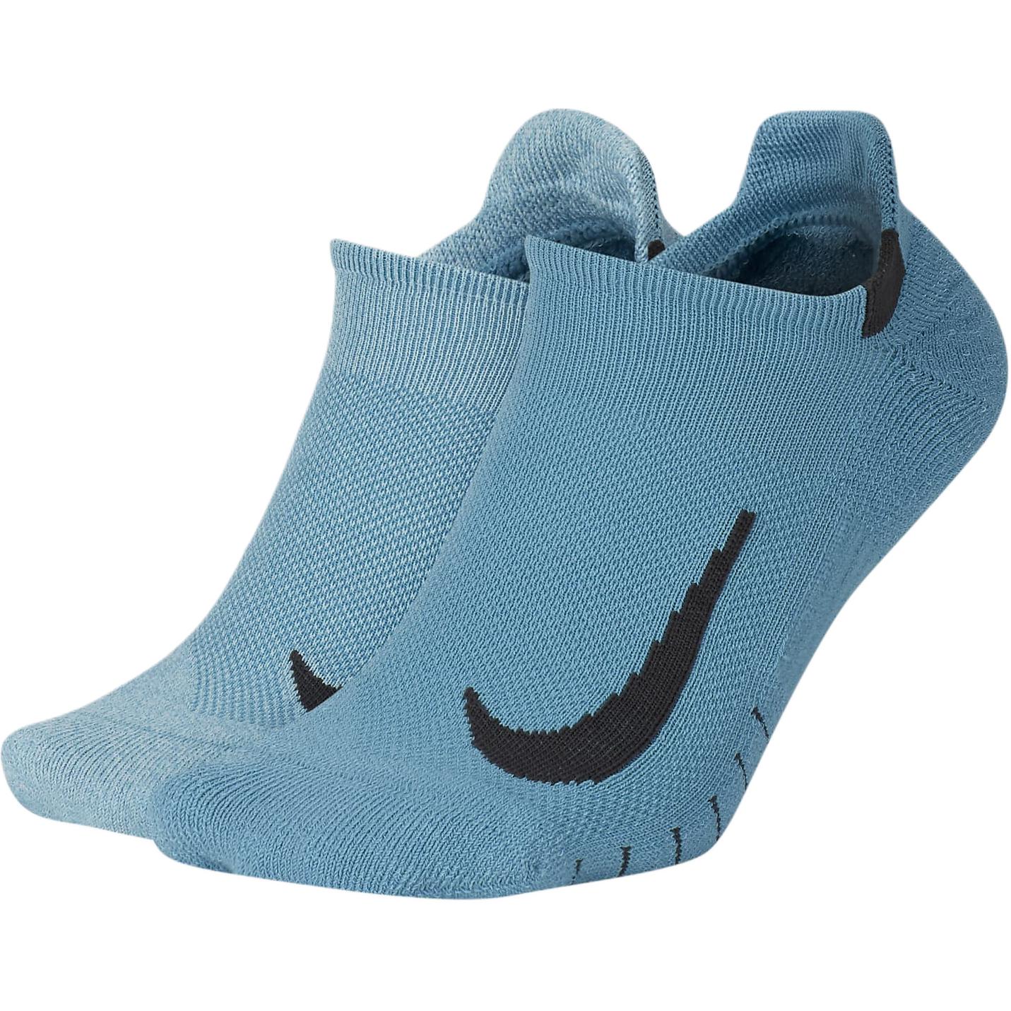 Nike Multiplier Running Socks Unisex 2 Pack SX7554-978 28-30