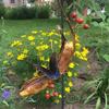 1Pc Metal Banana Hammock Butterfly Feeder, for Outdoor Yard Patio Garden Decoration