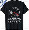 NECESITO Cerveza Funny Alcohol Beer Drinking Spanish ShortSleeve Unisex TShirt Graphic T Shirts Unisex Clothing Streetwear