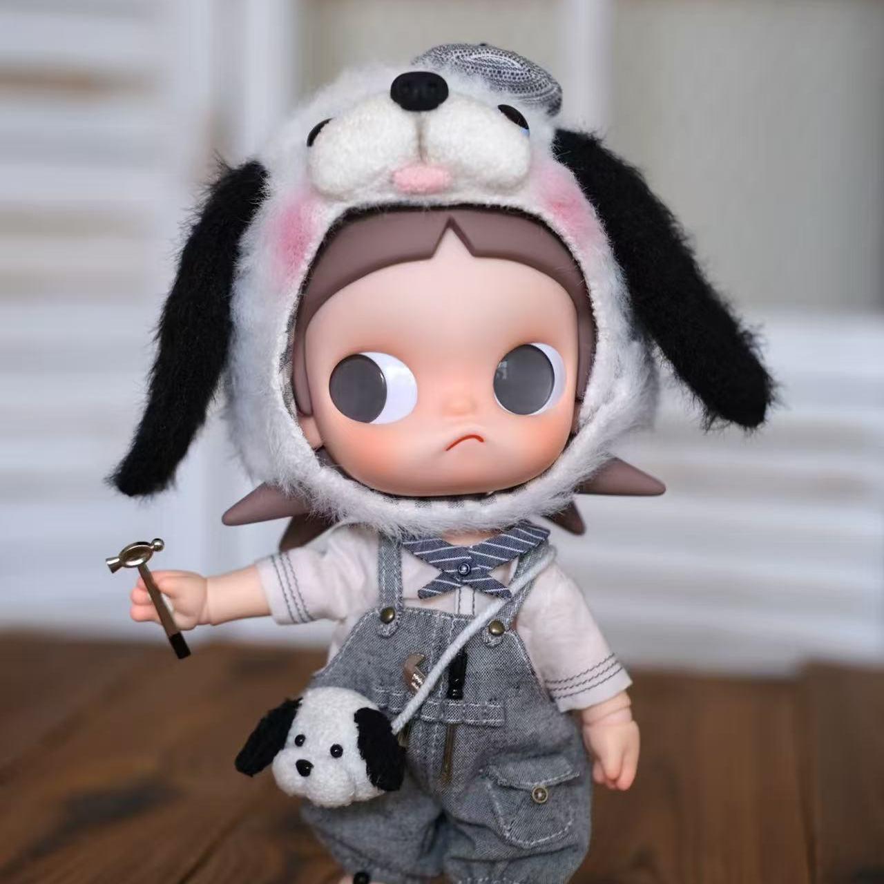 Zsiga Movable BJD Doll with Clothes & Accessories - Gazi Sister, 20cm (1/8)