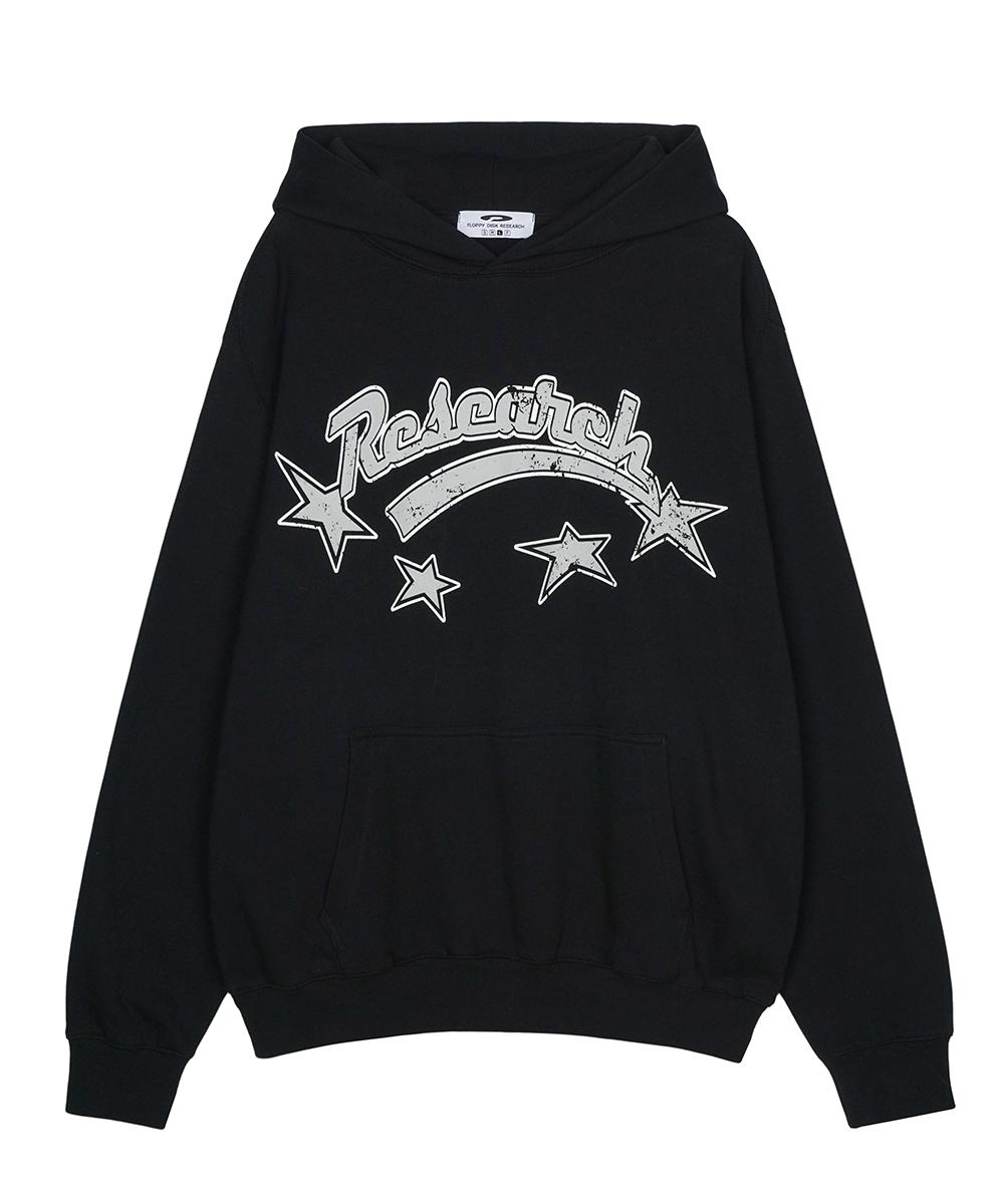 Fdr Star Logo Crack Hoodie Black M