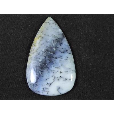 AAA Natural Dendrite Opal Pear Shape Healing Crystal Loose Gemstone 25X43MM SK-1923
