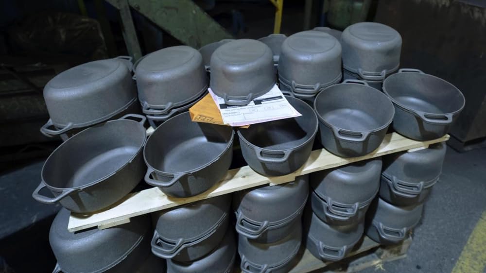 Invicta INVICTA Cast Iron Enamel Pot 20cm IH Compatible Round Casserole Made In France Ruby Red PUV402200