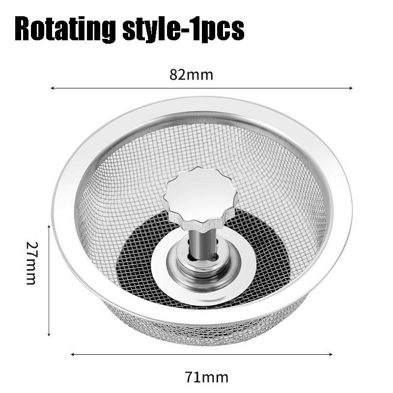 Küchenspüle Gemüsewaschbecken Sieb Spülbecken Trichter Spülbecken Edelstahl Bodenablauf Kanalisationskorb Abdeckung