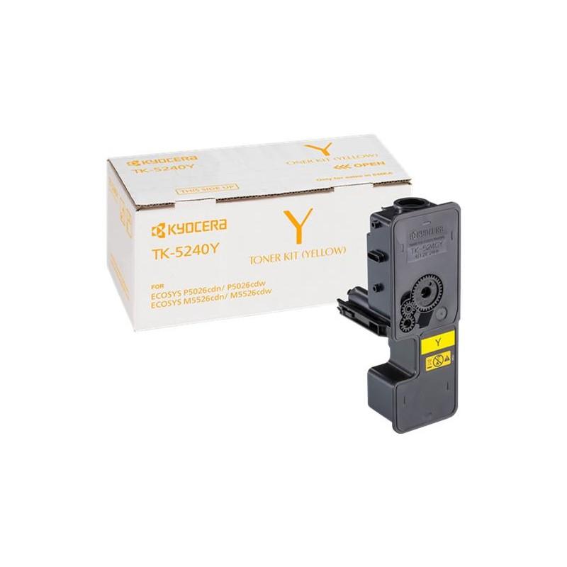 Kyocera TK5240 Amarillo Cartucho de Toner Original - 1T02R7ANL0/TK5240Y-TK5240Y