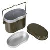 Ooi Metal Military Style Rice Cooker, 4-Cup Capacity, Olive Green [Outdoor Emergency Use, Made In Japan]