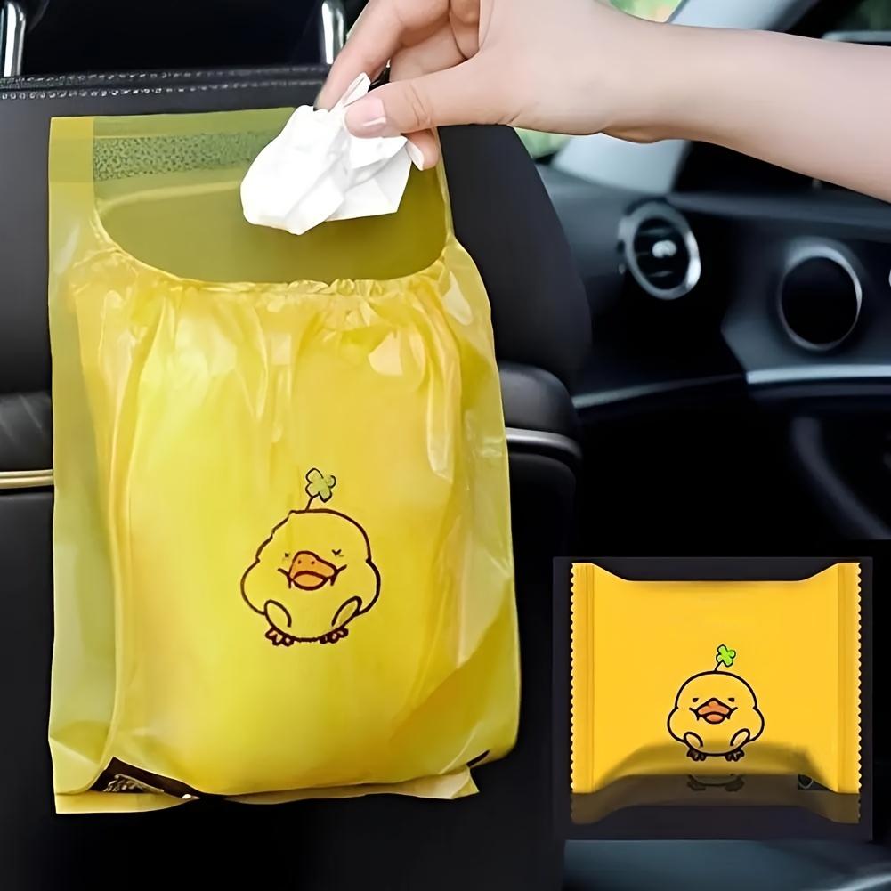 Adhesive Car Trash Bag Disposable Car Interior Hanging Multi-Functional Clean Bag Small Plastic Bag Car Garbage Bin
