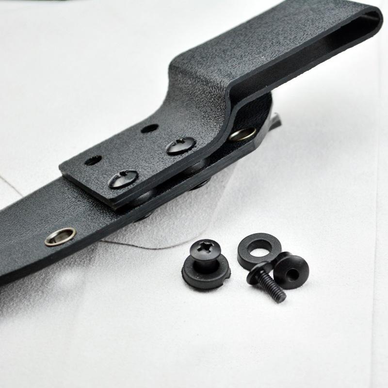 

10 sets back clips Screw for Kydex K sheath Thermoplastic board Sheet DIY knife scabbard Protector 10 sets