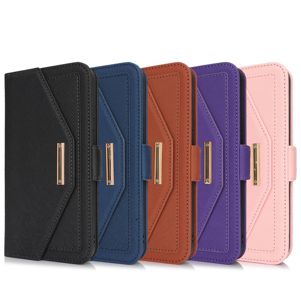 Crossbody Cards Solt Wallet Leather Case For Google Pixel 9 Pro XL 8 8A 6A 7 7A Long Lanyard Book Flip Makeup Mirror Bag Cover