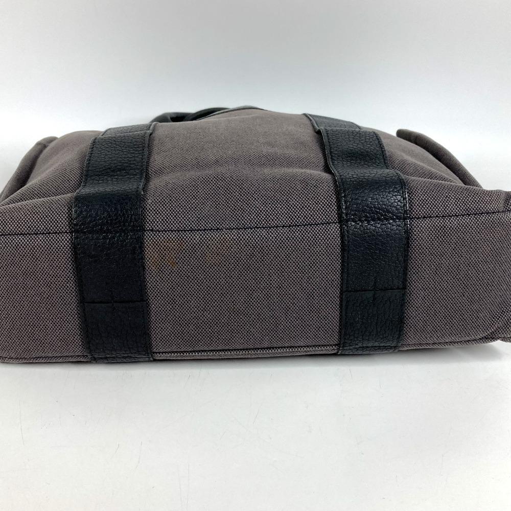 HERMES Sacquahne MM Sacquahne MM Bag Tote Bag Hand Bag Leather/Canvas gray/Black