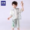 Luomeng Boys' Summer New Chinese Style Hanfu Set