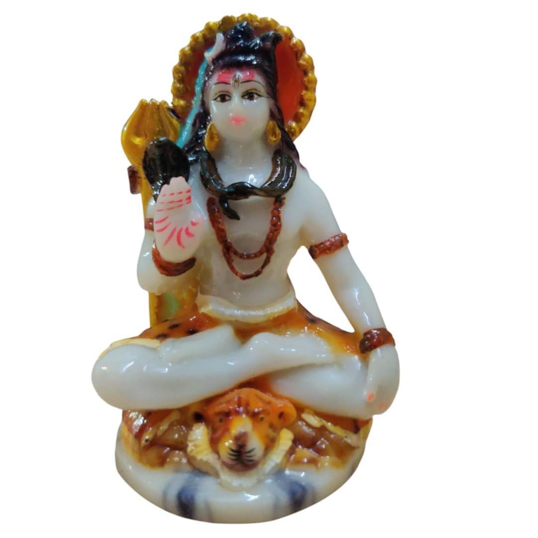 @ Lord Shiv ji Multicolour Statue For Home Pooja 154Gm Zr-7025-60%Off