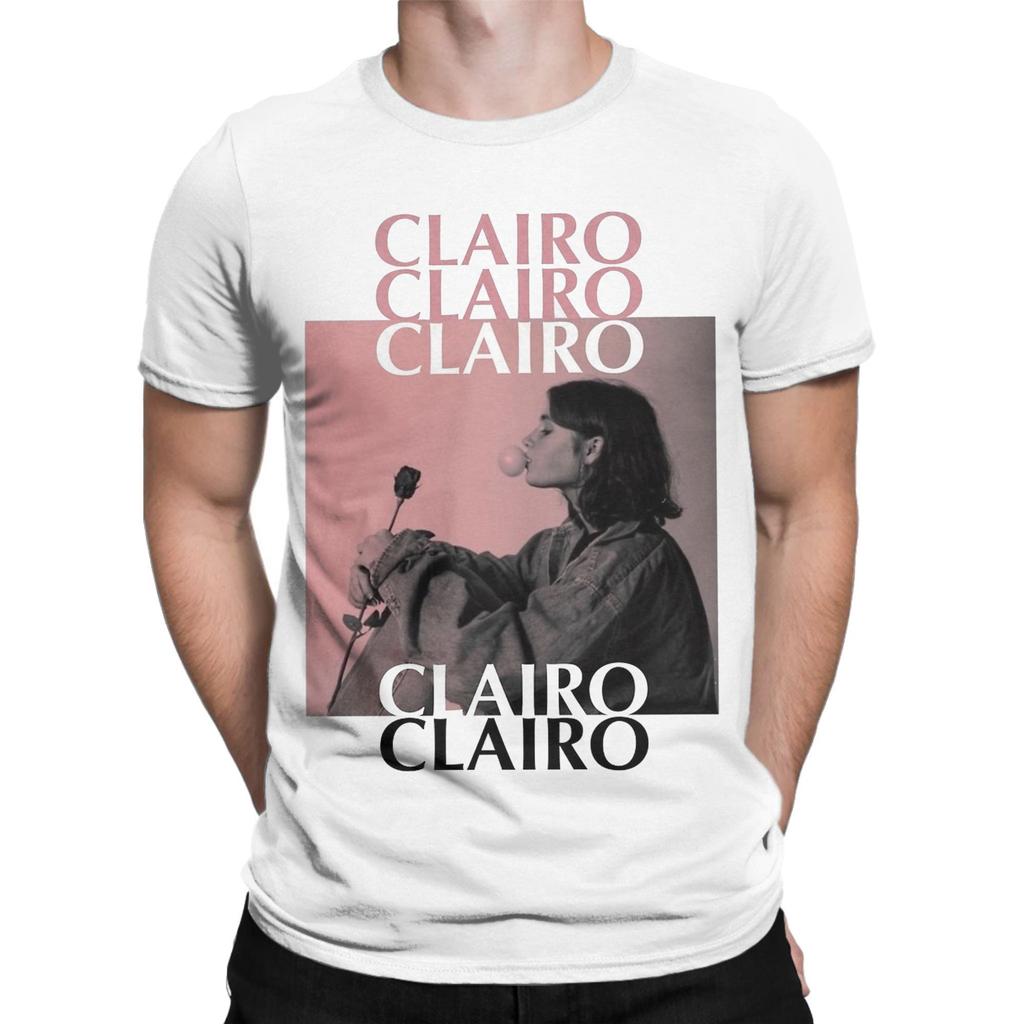 Singer Clairo Pretty Girl T-Shirts for Men  Funny Pure Cotton Tee Shirt Crew Neck Short Sleeve T Shirts Adult Clothes