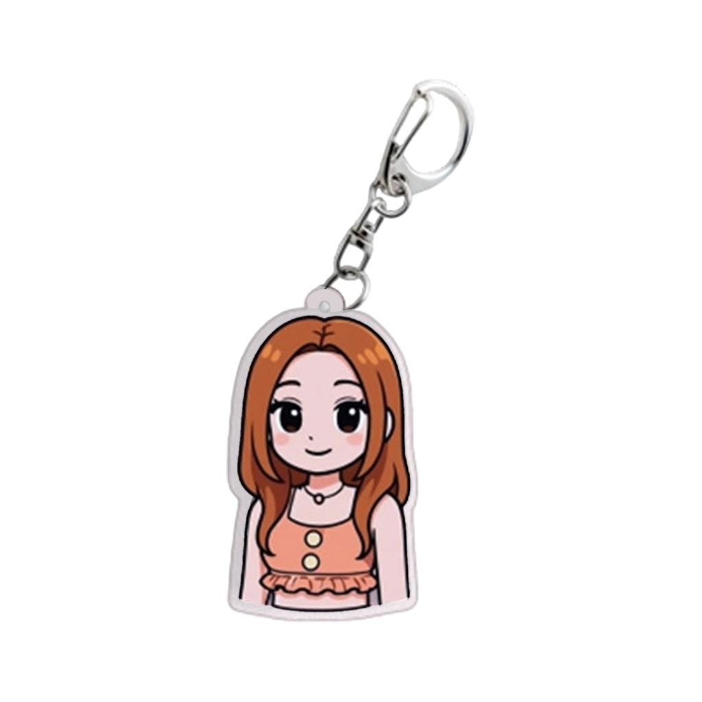 Girls Group Acrylic Keychain New Bag Pendant Accessories Jewelry
