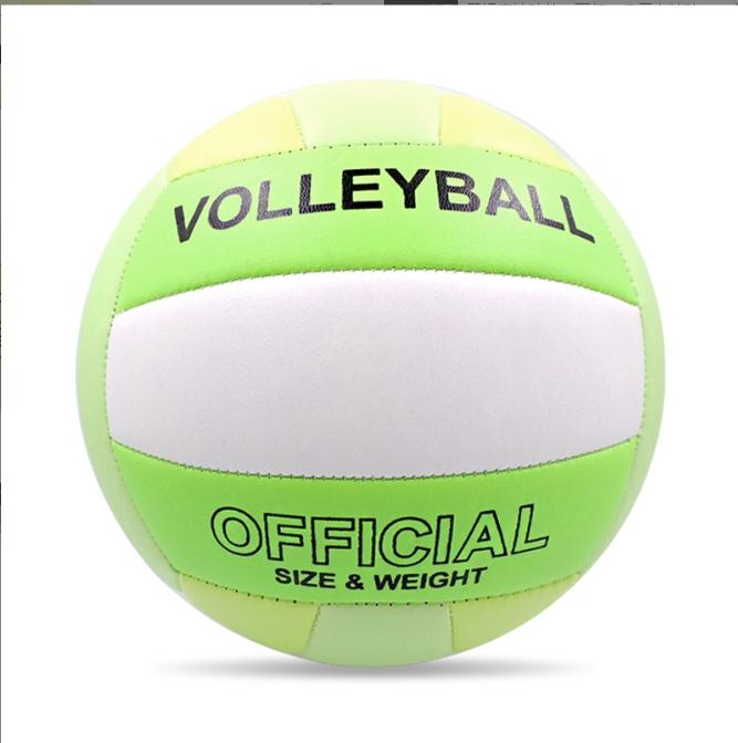 Standard Size 5 Volleyball PVC Wear-resistant Explosion Proof Training Game Ball High Bouncy Machine Seam Beach Volleyball