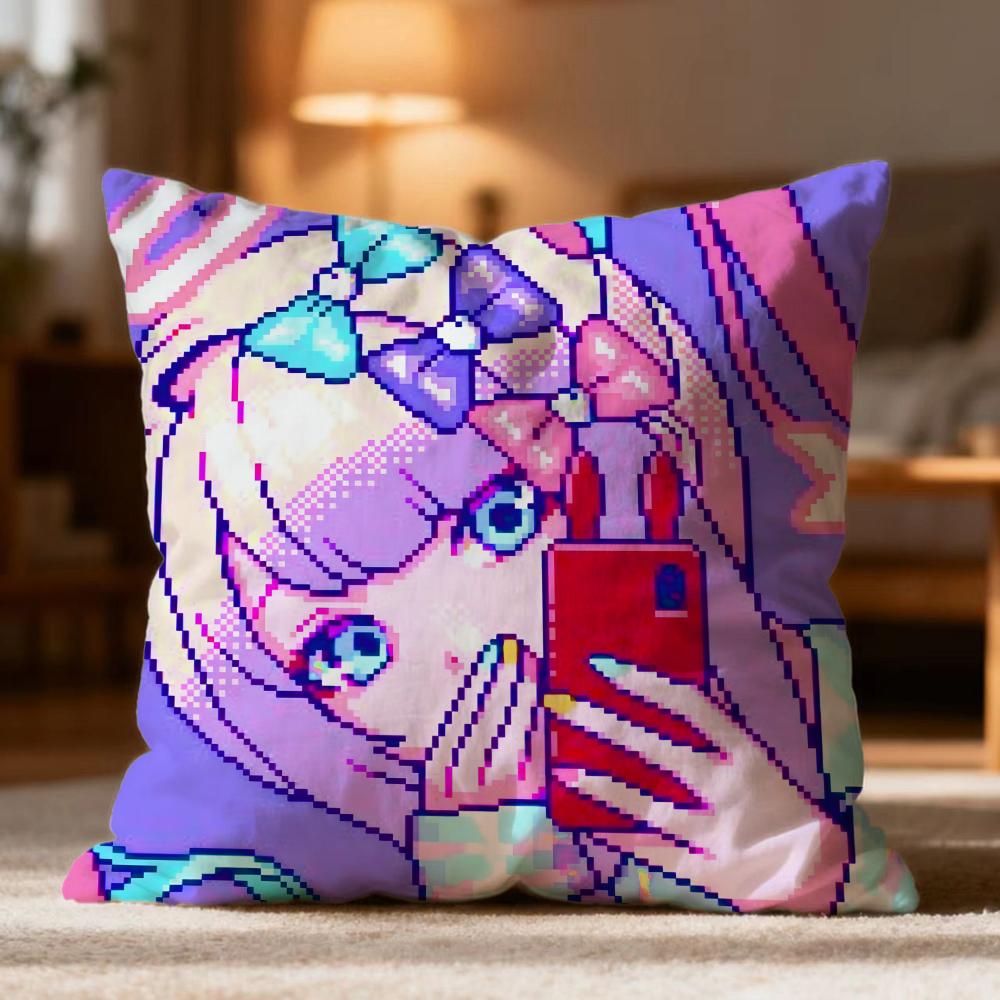 Hot N-NNEEDY GIRL OVERDOSE Cushion Cover Soft Washable Pillow Case Multi-Scene for Couch Bed Travel Office Use