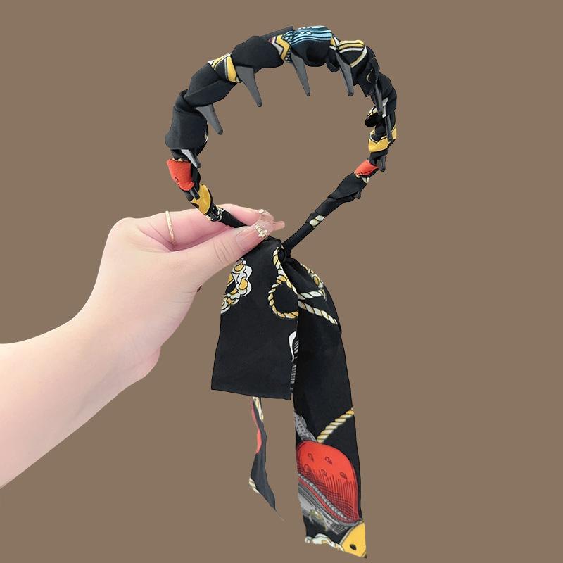 

3pcs Vintage Style Printed Headband Delicate Bow Design Daily Niche Pairing Elegant High-end Style Headband Hair Accessory