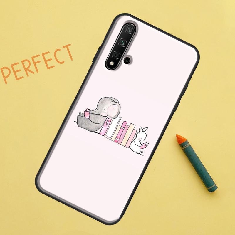 Cute Elephant For Huawei Nova 12s 11i 7i 8i 12i Y73 Y70 Y90 Y60 Y72 Y61 Y91 9 10 SE P40 Lite P30 Pro Case