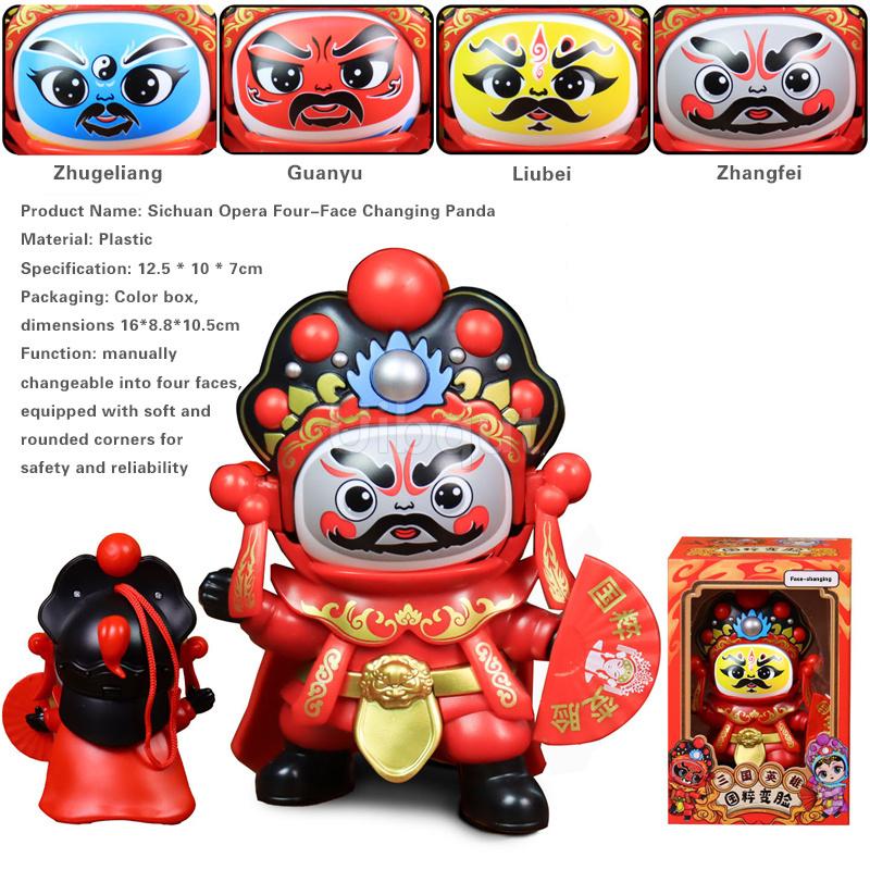 Doll ornament Masked Doll Sushi Tourist souvenirs children's gift Chinese traditional doll Face-changing in Sichuan Opera