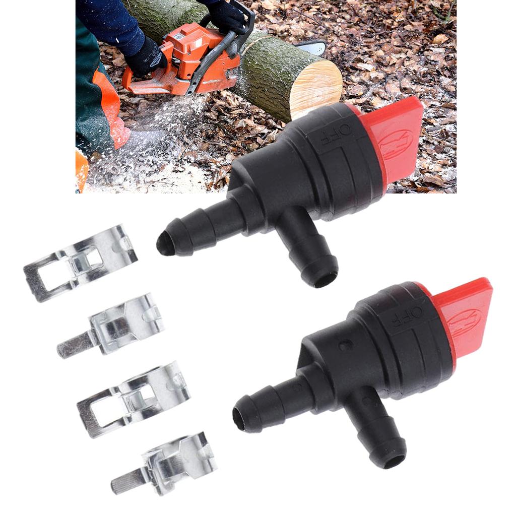 90 Degree Gas Fuel Shut Off Cut Off Valve Petcock Plastic Gas Fuel Switch For 494769 697944 Lawn Mower Accessories