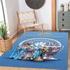 Manchester City Customize Text Area Rug Suitable for Game Room Study room Outdoor Foyer Anti-slip Rug Office home decor Gift for Festivals